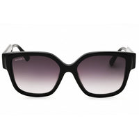 Max & Co MO0075 01B Women's Rectangular Sunglasses in Shiny Black Acetate Full Rim ,