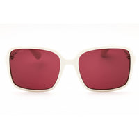 Max & Co MO0079 21S Women's Rectangular Shape Sunglasses in White Acetate Full Rim ,