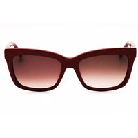 Max Mara MM0010 66F Women's Cat Eye Shape Sunglasses in Shiny Red Acetate Full Rim ,