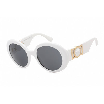 Versace VE4414 314/87 Women's White Acetate Full Rim Frame Round Shape Sunglasses ,