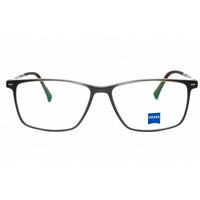 Zeiss ZS20008 220 Men's Grey Injected Propionate Full Rim Rectangular Eyeglasses ,