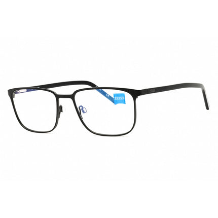 Zeiss ZS22400 001 Men's Matte Black Metal Full Rim Rectangular Shape Eyeglasses ,