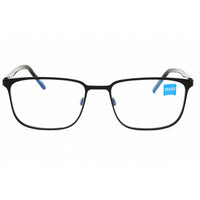 Zeiss ZS22400 001 Men's Matte Black Metal Full Rim Rectangular Shape Eyeglasses ,
