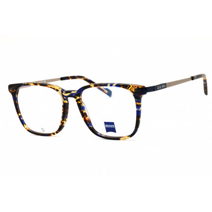 Zeiss ZS23717 241 Men's Striped Brown/Blue Acetate Full Rim Rectangular Eyeglasses ,