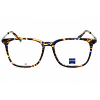 Zeiss ZS23717 241 Men's Striped Brown/Blue Acetate Full Rim Rectangular Eyeglasses ,