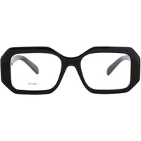 Celine CL50155I 001 Men's Eyeglasses in Shiny Black Acetate Geometric Full Rim Frame ,