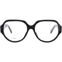 Celine CL50165I 001 Men's Eyeglasses in Shiny Black Acetate Oval Shape Full Rim Frame ,