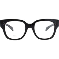 Celine CL50110U 001 Women's Shiny Black Acetate Full Rim Frame Square Eyeglasses ,