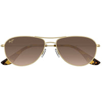 Maui Jim Baby Beach MJ0245S-003 Polarized Gold Aviator Sunglasses 57mm ,