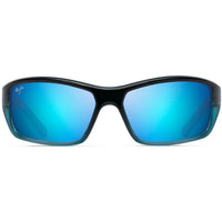 Maui Jim Barrier Reef MJ0792S-001 Polarized Wrap Sunglasses Blue Turquoise 62mm ,