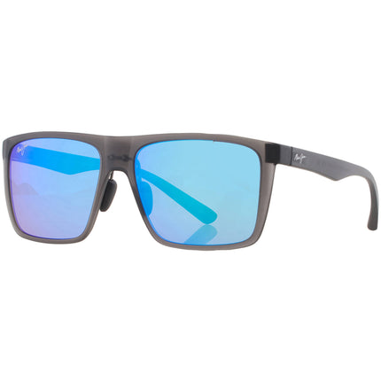 Maui Jim Honokalani MJ0455S-002 Men's Polarized Sunglasses Blue Nylon 57mm ,