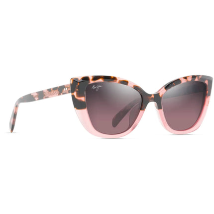 Maui Jim Blossom MJ0892S-003 Women's Polarized Cat Eye Sunglasses Pink Havana 54mm ,