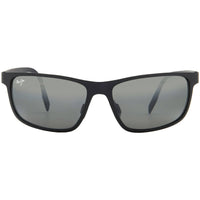 Maui Jim Anemone MJ0606S-001 Men's Polarized Rectangular Sunglasses Black 60mm ,