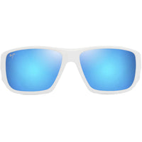Maui Jim MJ0663S-002 Keha Polarized Wrap Sunglasses, Blue Hawaii ,
