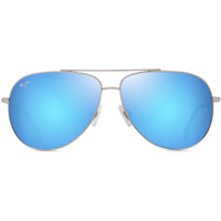 Maui Jim MJ0674S-003 Hau'oli XL Polarized Aviator Sunglasses, Blue Hawaii ,