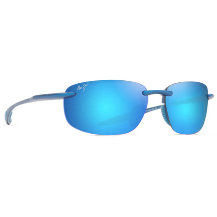 Maui Jim MJ0676S-003 Ho'okipa Ultra Rimless Polarized Sunglasses Blue Hawaii ,