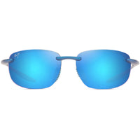 Maui Jim MJ0676S-003 Ho'okipa Ultra Rimless Polarized Sunglasses Blue Hawaii ,