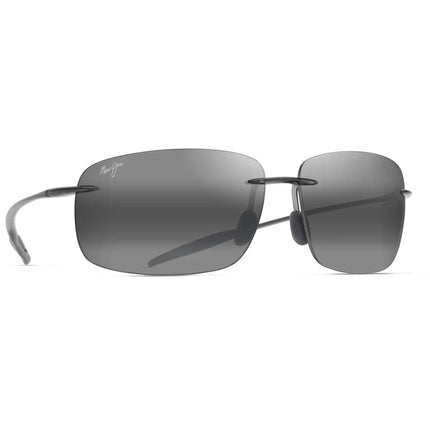 Maui Jim Breakwall MJ0422S-036 Grey Rimless Polarized Rectangular Sunglasses ,