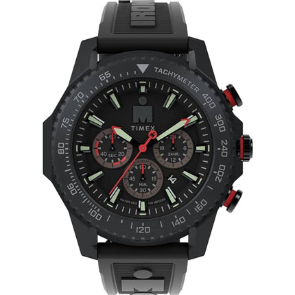 Timex TW2W55400VQ Ironman Adrenaline Chronograph Men's 48mm Black Dial Watch ,