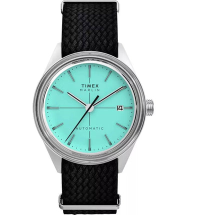 Timex Marlin Jet TW2Y06400VQ Men's Automatic Watch 38mm Stainless Steel Light Blue Dial ,