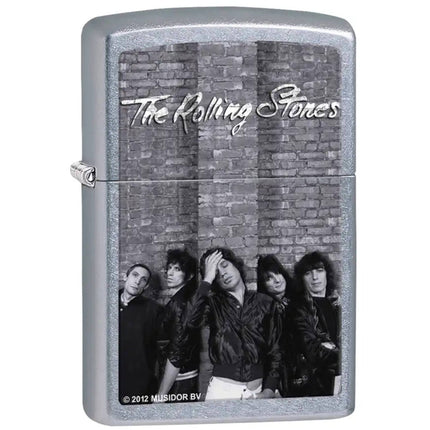 Zippo 28428 Rolling Stones Street Chrome Windproof Refillable Pocket Lighter ,