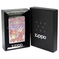 Zippo 28851 Songbird Flowers Design High Polish Chrome Windproof Refillable Lighter ,