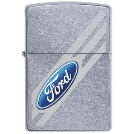 Zippo 29577 Ford Design Street Chrome Windproof Refillable Metal Pocket Lighter ,