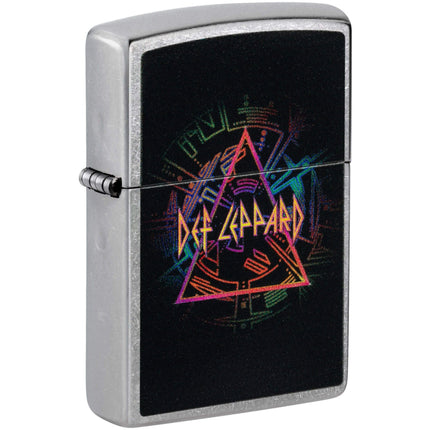 Zippo 48175 Def Leppard Hysteria Design Street Chrome Windproof Pocket Lighter ,