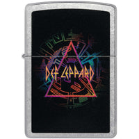 Zippo 48175 Def Leppard Hysteria Design Street Chrome Windproof Pocket Lighter ,