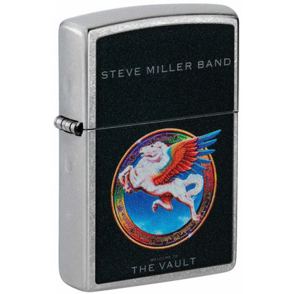 Zippo 48179 Steve Miller Band Design Street Chrome Windproof Pocket Lighter ,
