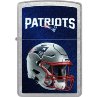 Zippo 48440 NFL New England Patriots Windproof Pocket Lighter, Street Chrome ,