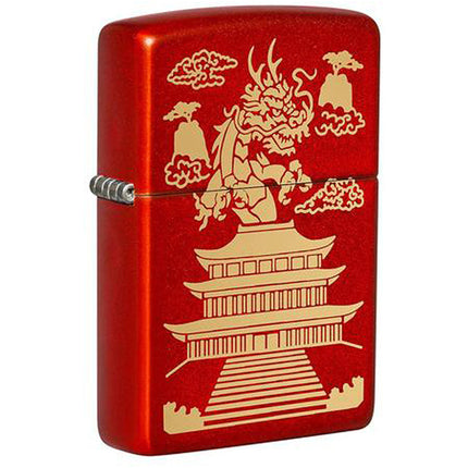 Zippo 49517 Eastern Dragon Windproof Pocket Lighter, Laser Engraved ,