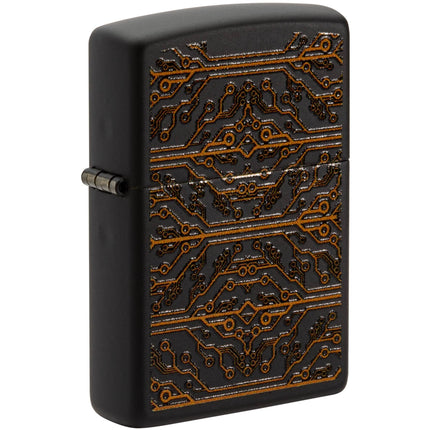 Zippo 49572 Motherboard Pattern Windproof Pocket Lighter, Classic ,