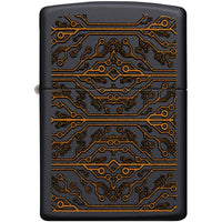 Zippo 49572 Motherboard Pattern Windproof Pocket Lighter, Classic ,