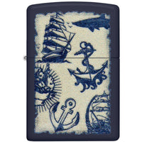 Zippo 49774 Nautical Design Windproof Pocket Lighter, Made in USA ,