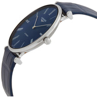 Longines La Grande Classique L49184942 Women's Automatic Watch, Steel, Blue Dial ,