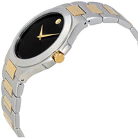 Movado 0606907 Swiss Collection Men's Watch Black Dial Two-Tone 39mm ,