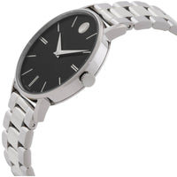 Movado 0608037 Classic Museum Women's Quartz Black Dial Watch 32mm ,