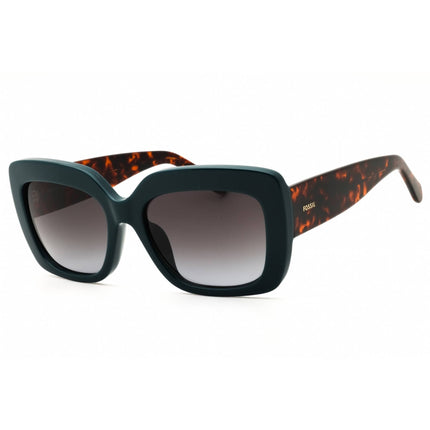 Fossil FOS 3158/S 01ED 9O Women's Rectangular Sunglasses Green Plastic Full-Rim Frame ,