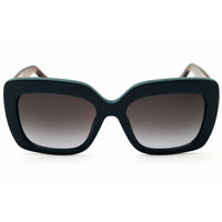 Fossil FOS 3158/S 01ED 9O Women's Rectangular Sunglasses Green Plastic Full-Rim Frame ,