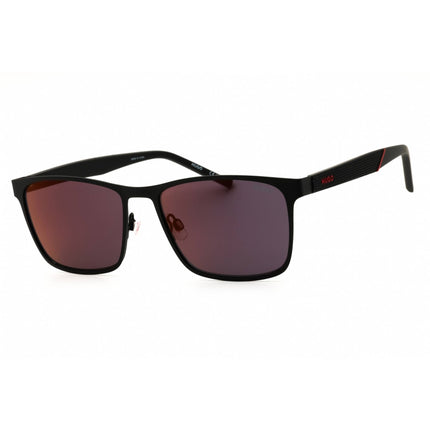 HUGO HG 1328/S 0003 AO Men's Matte Black Acetate Rectangular Full Rim Frame Sunglasses ,