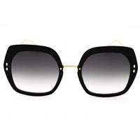 Isabel Marant IM 0085/S 02M2 9O Women's Oversized Sunglasses Black/Gold Plastic Frame ,
