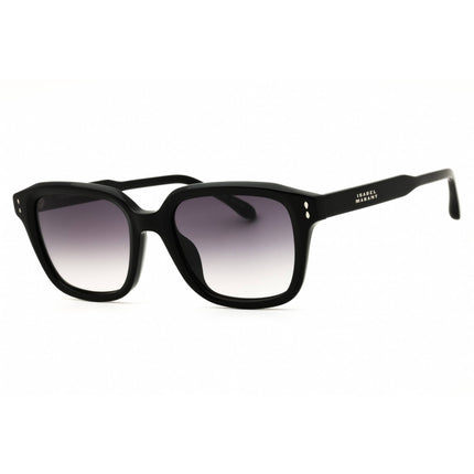 Isabel Marant IM 0109/G/S 0807 9O Women's Rectangular Sunglasses Black Plastic Frame ,