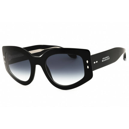 Isabel Marant IM 0156/S 0807 9O Women's Cat Eye Shape Sunglasses Black Plastic Frame ,