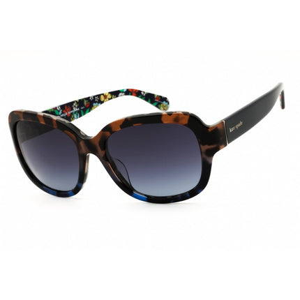 Kate Spade LAYNE/S 0YT8 9O Women's Oval Sunglasses in Havana/Blue Plastic Full Rim ,