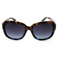 Kate Spade LAYNE/S 0YT8 9O Women's Oval Sunglasses in Havana/Blue Plastic Full Rim ,