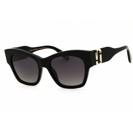 Marc Jacobs 762/S 0807 WJ Women's Cat Eye Shape Sunglasses in Black Plastic Full Rim ,