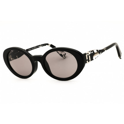 Marc Jacobs 792/F/S 0WR7 IR Women's Oval Shape Sunglasses in Black/Havana Plastic ,