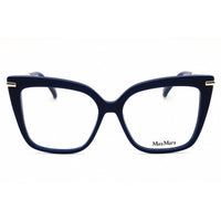 Max Mara MM5144 090 Women's Shiny Blue Acetate Cat Eye Shape Full Rim Frame Eyeglasses ,