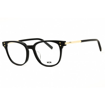 MCM MW5022-D 001 Men's Shiny Black Acetate Round Shape Full Rim Frame Eyeglasses ,